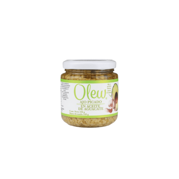 Ajos Picados en Aceite de Aguacate