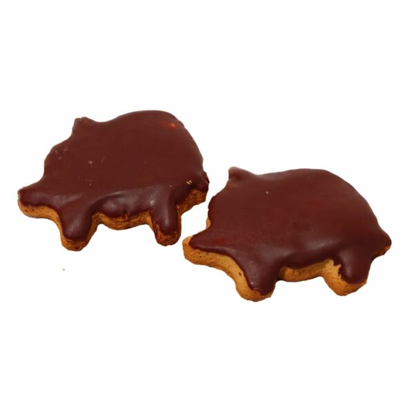 Cerdito galleta de chocolate