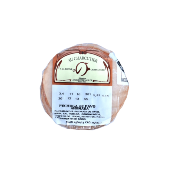 Pechuga de pavo rebanada (500 g)