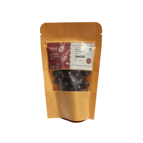 Quinoa Cubierta con Chocolate sin Ázucar