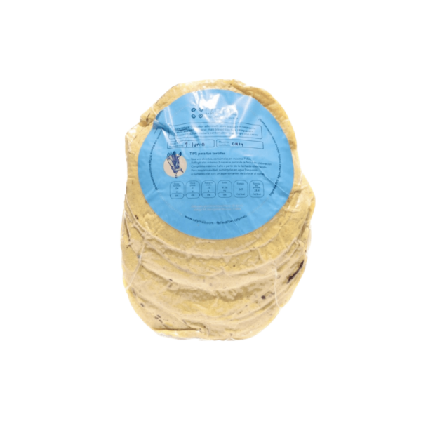 Tortillas de maíz amarillo hechas a mano (docena)