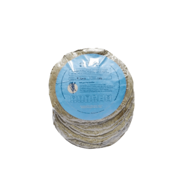 Tortillas de maíz azul hechas a mano (docena)
