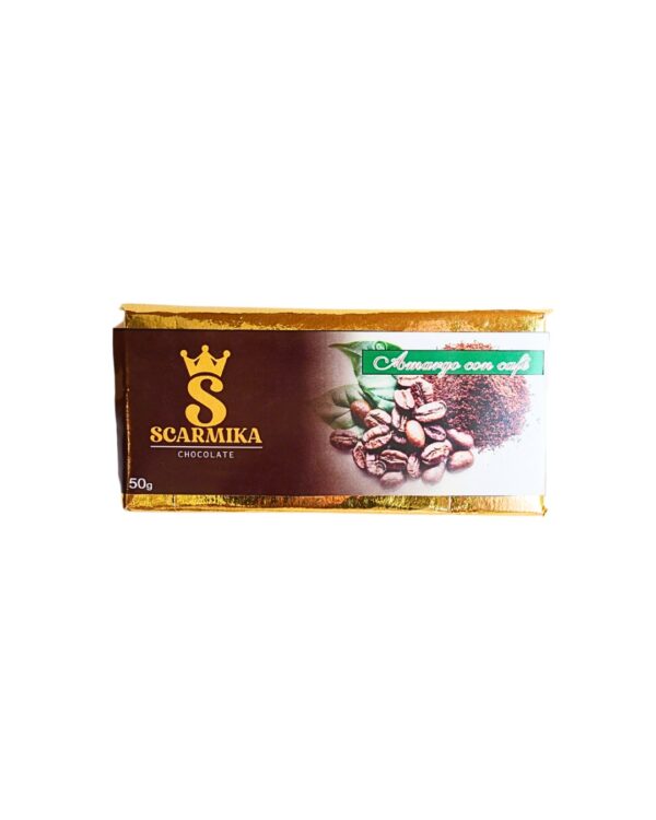 Tableta de Chocolate Amargo con Café