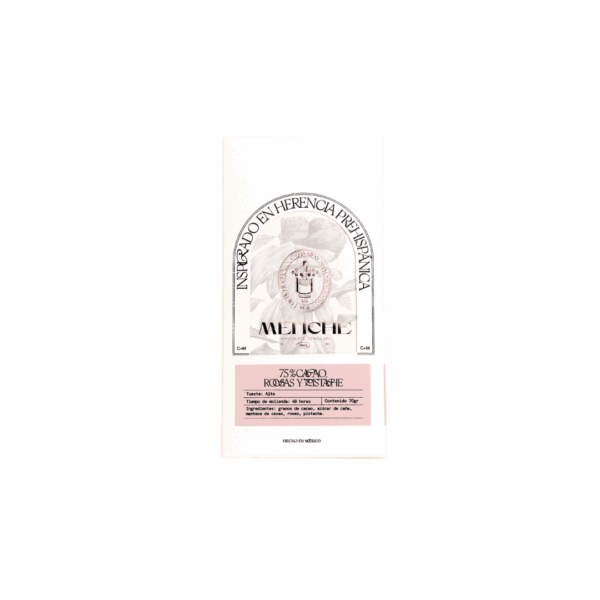Cacao Rosas y Pistache 75% (1 pza)