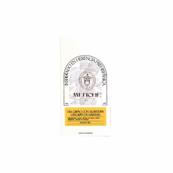 Cacao con Almendra Cascara de Naranja 74% (1 pza)