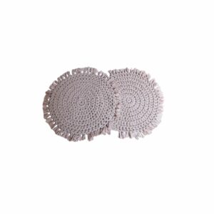 Bajo Platos Tejidos  (2 pzas)