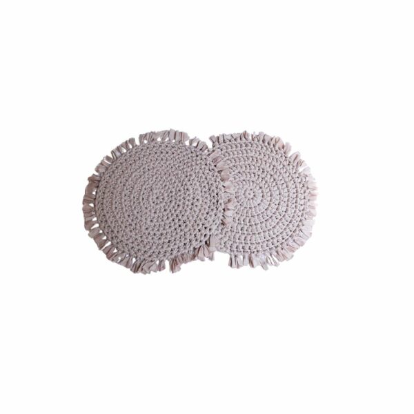 Bajo Platos Tejidos  (2 pzas)