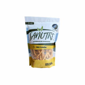 Churritos de Amaranto Sal y Limón sin Gluten